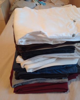 Lotto pantaloni donna misura S taglia 40: 9 pezzi