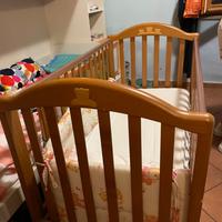 Letto cancellino + materasso e paracolpi