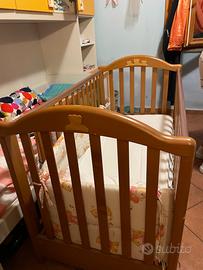 Letto cancellino + materasso e paracolpi