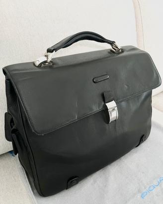 Borsa tracolla piqadro pelle nera