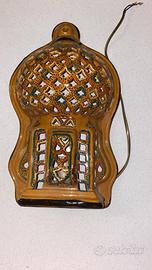 Lampada da parete in terracotta