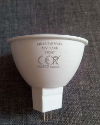 Lampadina led dicroica 12v 7 watt G4