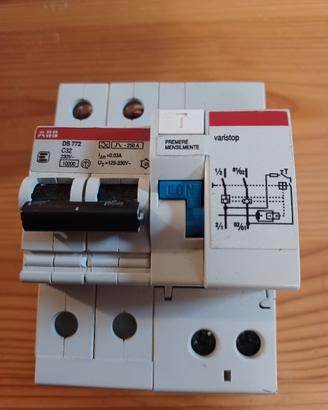 interruttore differenziale ABB DS772