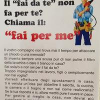 Operaio, tuttofare, giardiniere, manutentore