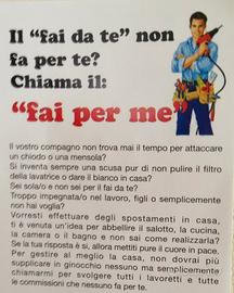 Operaio, tuttofare, giardiniere, manutentore