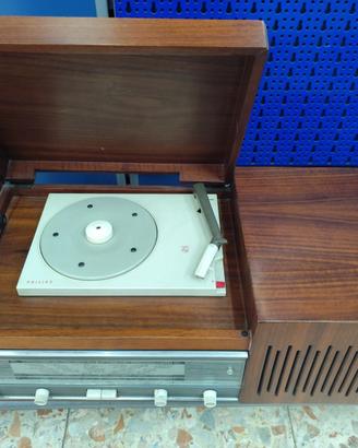 Radio Giradischi Vintage Siera Tivoli Mobile Legno