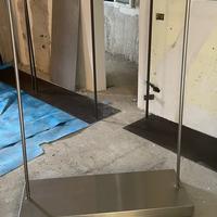 Stand acciaio abbigliamento