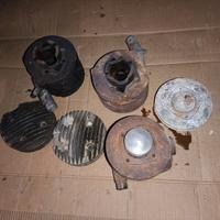 Cilindro lambretta gruppo termico 125 li d testata