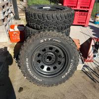 Cerchi e gomme 17” per jeep