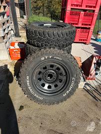 Cerchi e gomme 17” per jeep