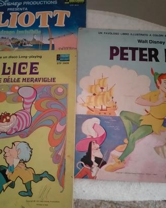 Lotto 3 Vinili LP Disney originali 1970  Alice,Pet