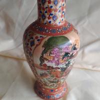 PORCELLANA VASO CINESE VINTAGE DIPINTO  a MANO 