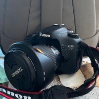 Canon 7D + 2 obiettivi (10-24mm + 18-270mm)+Flash