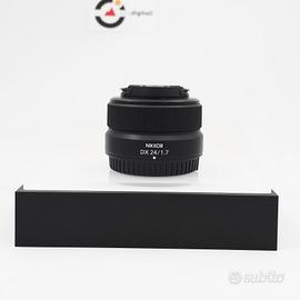 Nikon NIKKOR Z DX 24mm f1.7 Nital Pari al nuovo