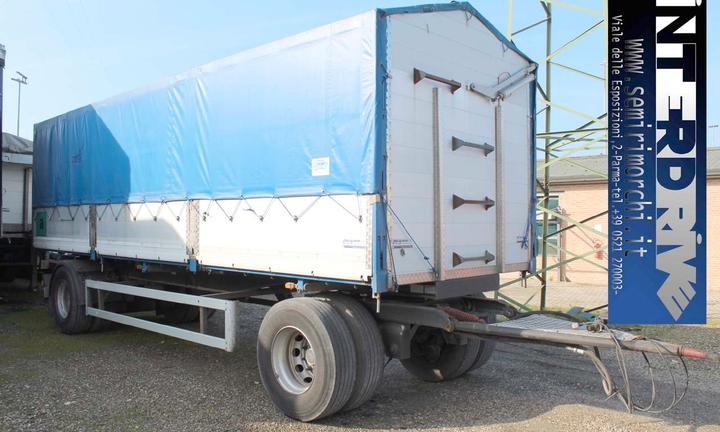 Rimorchio ribaltabile laterale paganini usato