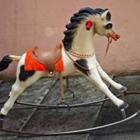 Cavallo a dondolo Canova anni '40-'50