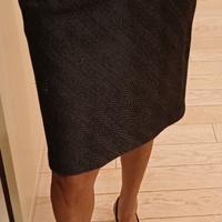 Gonna Max&Co taglia 40 lana scura fantasia 