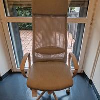 Sedia da ufficio ergonomica con schienale in rete 