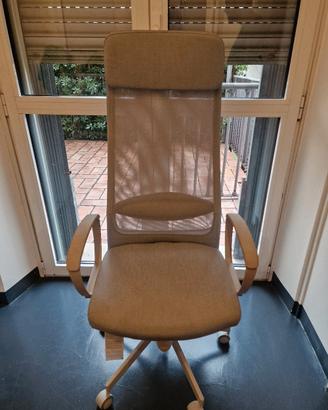 Sedia da ufficio ergonomica con schienale in rete 