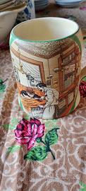 Boccale birra vintage Crown Ducal 1 Pinta anni '30