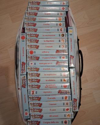 Videocassette "Esplorando il corpo umano"