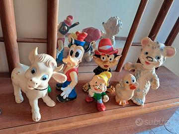 Pupazzi Ledra plastic vintage Pippo Dotto lupetto
