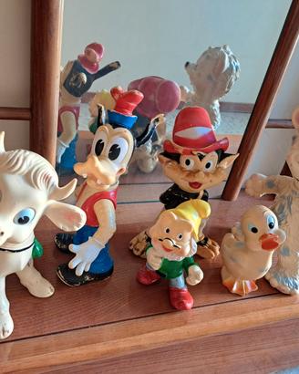Pupazzi Ledra plastic vintage Pippo Dotto lupetto