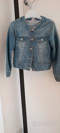 Giacca di jeans bimba iDO con strass 4 anni 104 cm