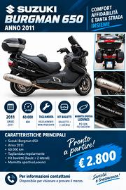 Suzuki Burgman 650 anno 2011