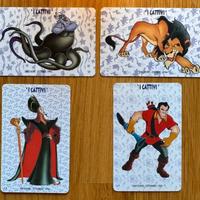 Set 4 schede telefoniche Disney “I Cattivi” 1996