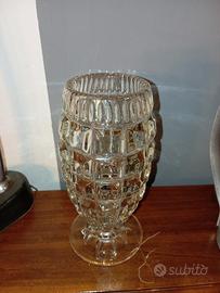 Raro vaso in vetro art Decò Libochovice No 790139