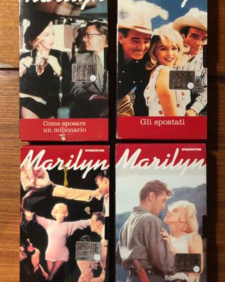 Lotto 4 film VHS Marilyn Monroe (DeAgostini 2000)