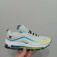 air max 97 misura 42 bianche e verde fluo