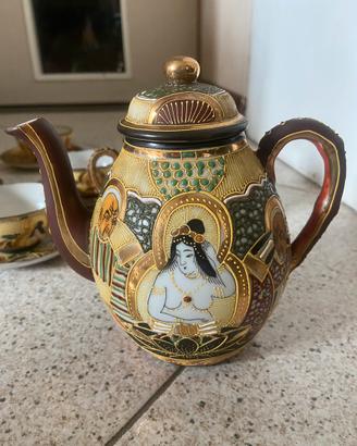 Servizio da tè giapponese vintage Satsuma