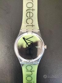 Swatch gent 1996 Protect Your choises GK226.