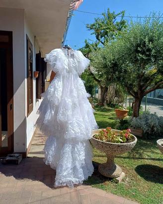 Splendido vestito da sposa anni 80