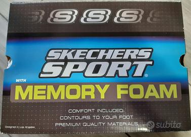 Scarpe Running SKECHERS SPORT MEMORY FOAM Tg42Uomo