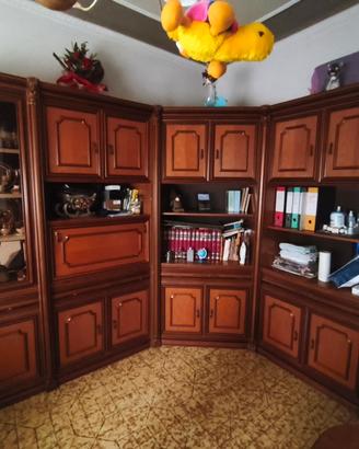 Mobile Soggiorno Angolare in Legno 