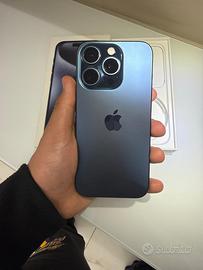 Iphone 15pro blu 128gb