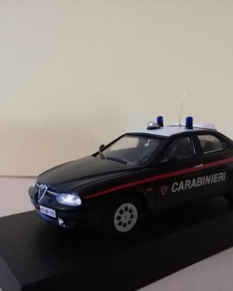 modellino lafa romeo 156 carabinieri p.m.
