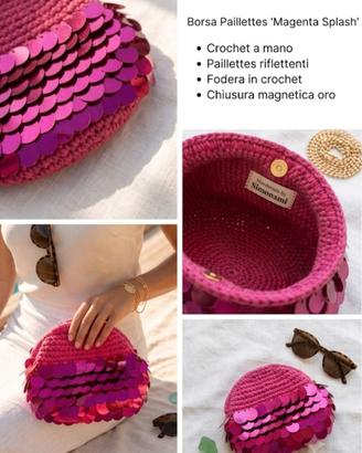 Pochette Uncinetto E Paillettes SIMONAMI CROCHET 