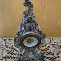 Elegante Orologio da Tavolo in Porcellana di Capod