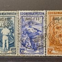Trieste AMG-FTT (occ. alleata) 1950 Italia al lav.