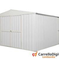 Box prefabbricato acciaio lamiera 360x430 bianco