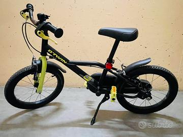 Bicicletta bambino - B’Twin Dark Hero 500, 16”