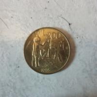 Rara moneta da 200 lire 1995