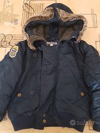 Giubbotto Bomber Bambino Dodipetto Tg 5-6 Anni Blu