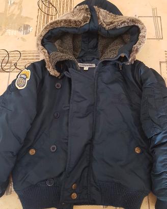 Giubbotto Bomber Bambino Dodipetto Tg 5-6 Anni Blu