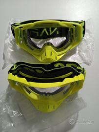 Mascherina occhiali enduro cross