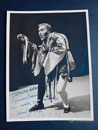 Foto di scena autografa di Mino Cavallo